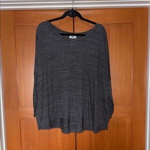 Old Navy Charcoal Long Sleeve Top